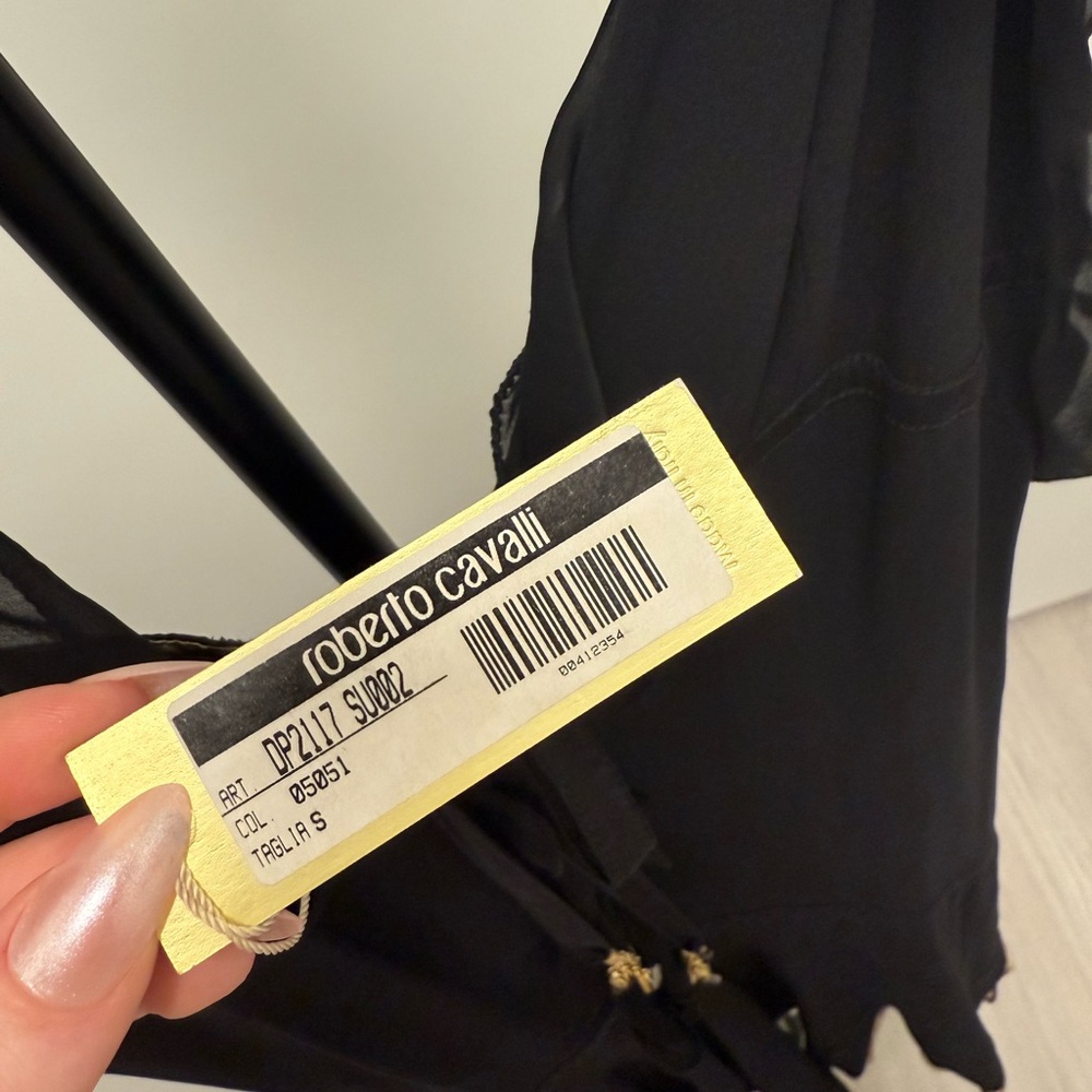 Roberto Cavalli Vintage Silk Siren Dress in Black - Picture 5 of 12